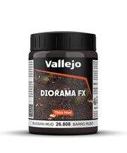 Vallejo - Diorama FX Thick Mud | Russian Mud 200 ml (6.76 fl.oz.) | Premium Acrylic Color For Modelers & Miniature Enthusiasts