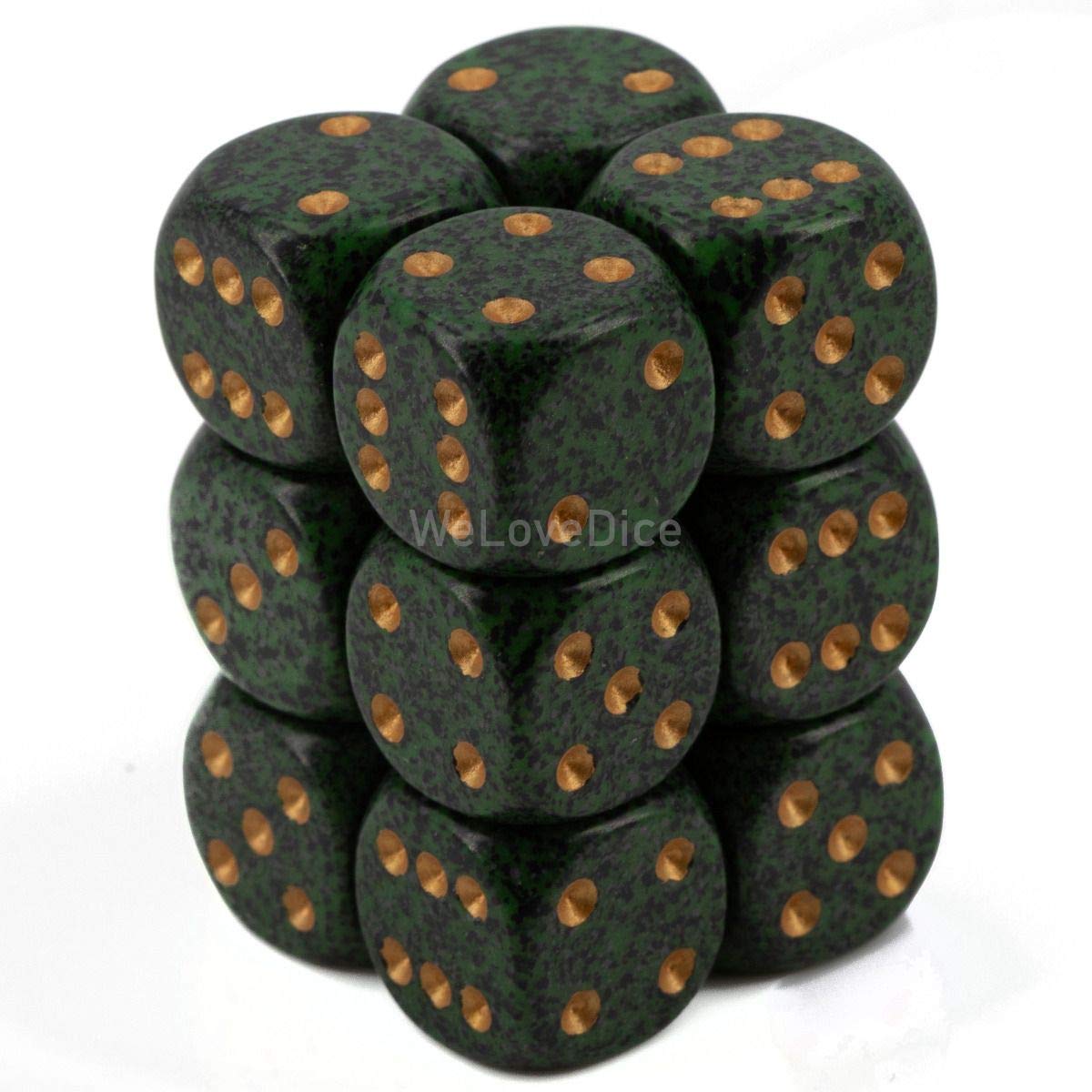 d6 Cube 16mm Speckled Golden Recon (12)
