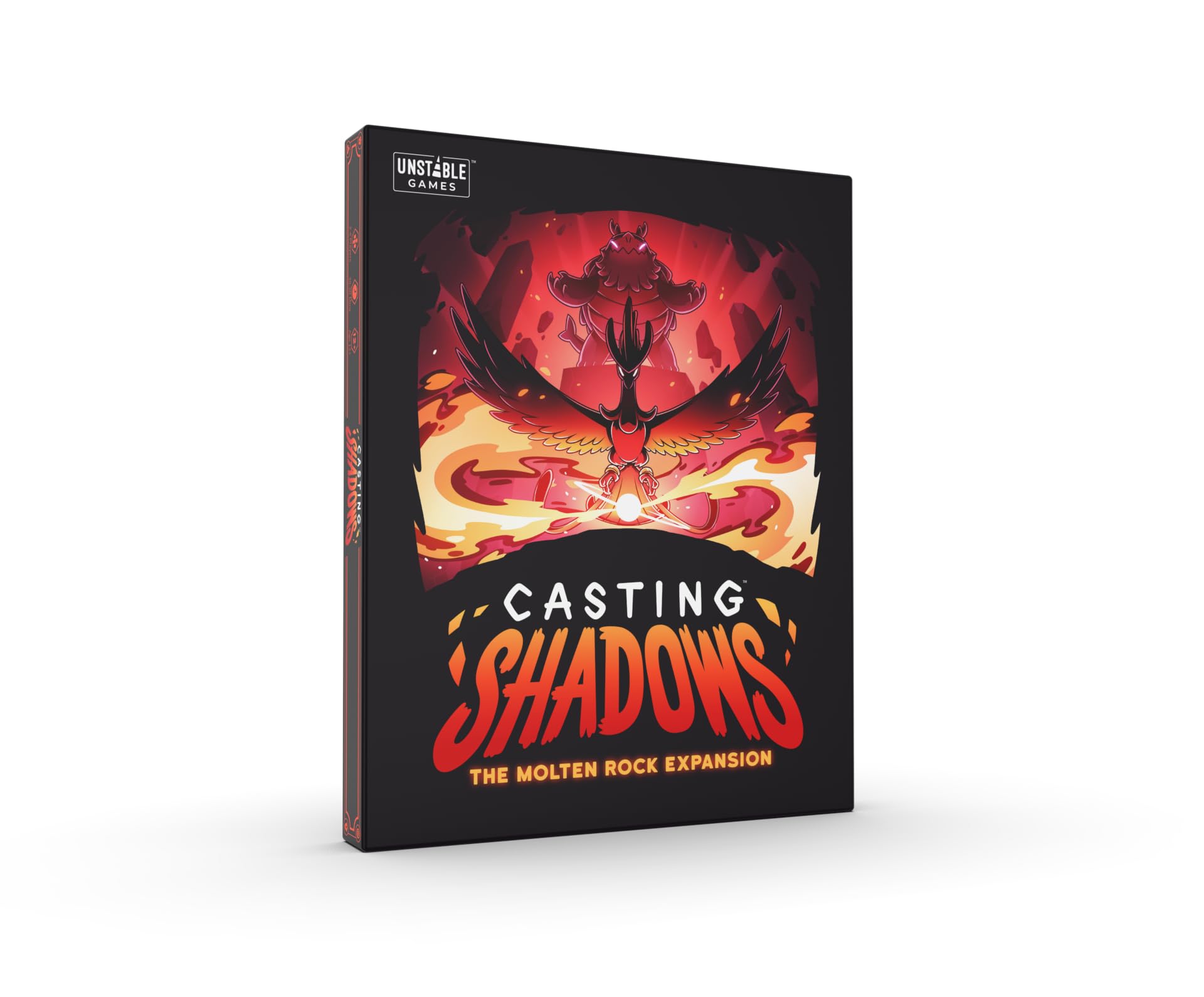 Unstable Games - Casting Shadows: Molten Rock Expansion - Designed to be Added to Your Casting Shadows Base Game - Great for Family Game Night