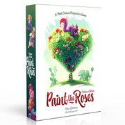 Northstar Game Studio Paint The Roses Deluxe Board Game | Cooperative Strategy Game for Adults, Teens and Families | Alice in Wonderland Strategy Puzzle | Includes Escape The Castle | 2-5 Players