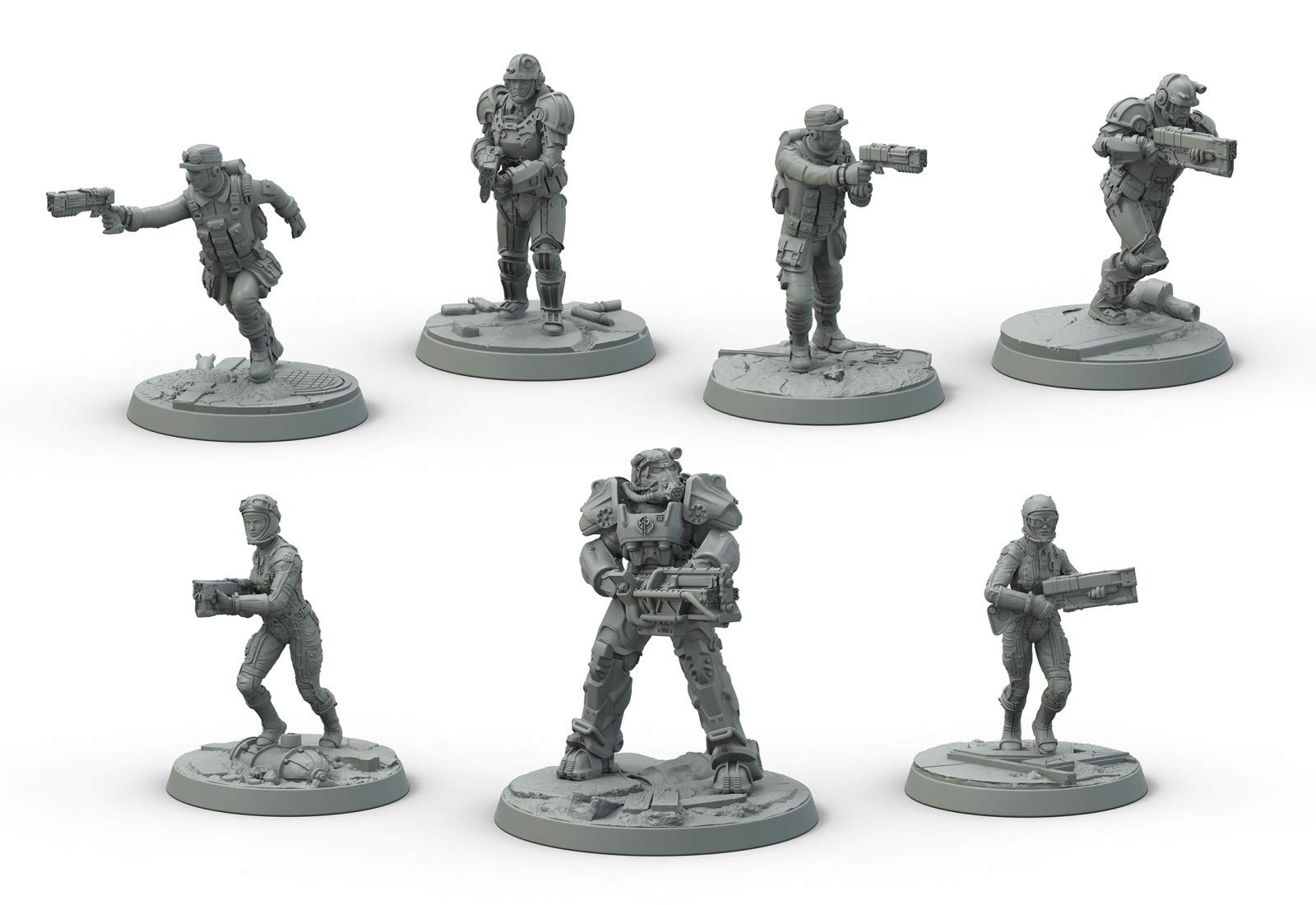 Modiphius Entertainment Fallout: Wasteland Warfare - Brotherhood of Steel, Multi-colored