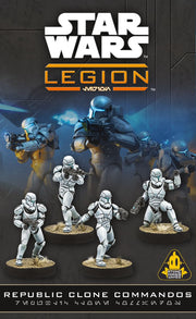Asmodee Star Wars: Legion Republic Clone Commandos - Elite Galactic Republic Unit, Tabletop Miniatures Game, Strategy Game for Kids and Adults, Ages 14+, 2 Players, 90 Min Playtime