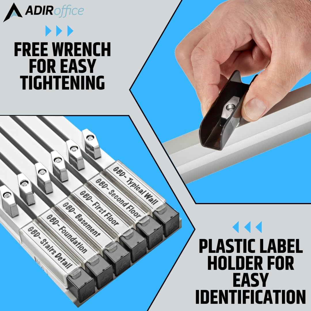 30 in. Aluminum Hanging Clamps (6 Pack)