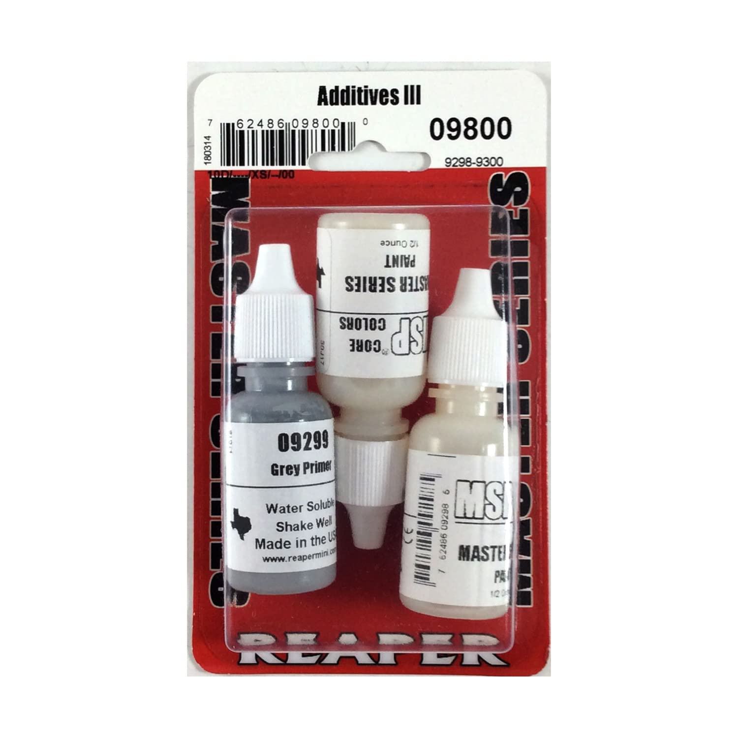 Reaper Miniatures Additives III #09800 Master Series Triads 3 Pack .5oz Paint