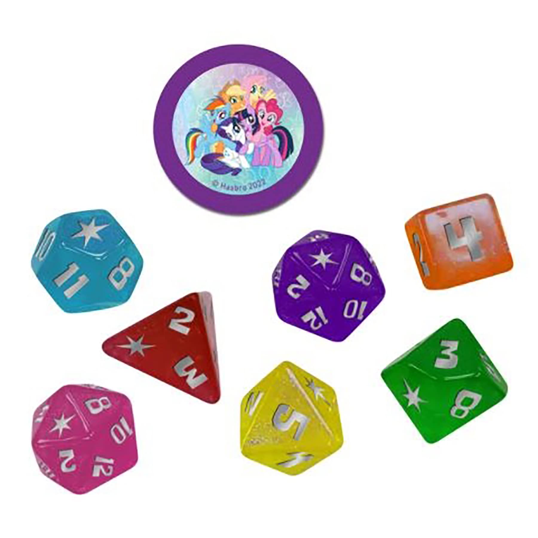 Renegade Games My Little Pony: Roleplaying Game - Dice Set - RPG Accessory, Pink