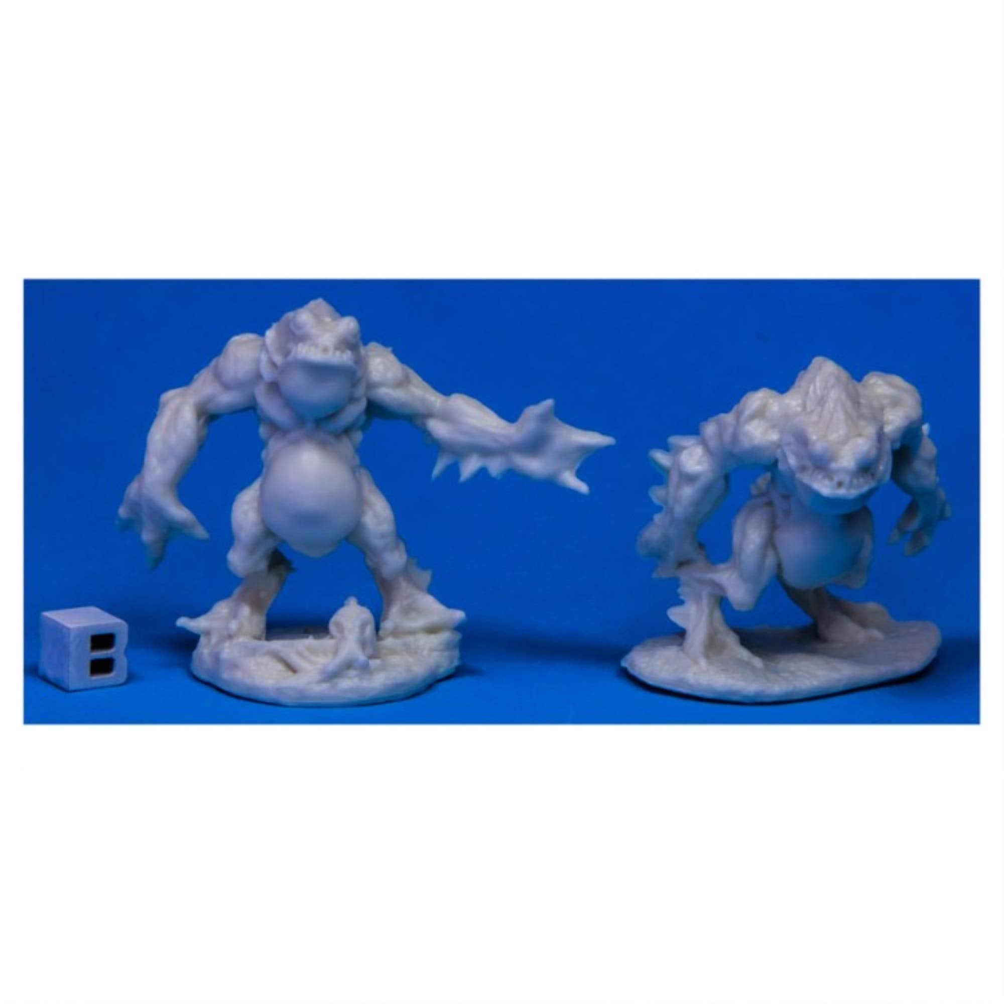 Bones: Reaper Miniatures Deep Ones Warriors (2) 77519 Bones Unpainted RPG D&D Figure