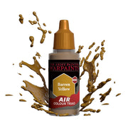 The Army Painter Warpaints Air Barren Yellow - Water Based Airbrush paint – Acrylic Paint and Primer for Tabletop Roleplaying, Boardgames, and Wargames Miniature Model Painting