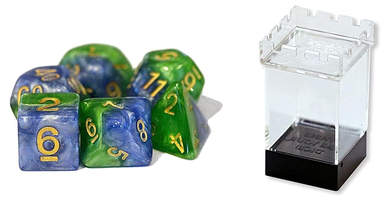 Gate Keeper Games & Dice Gatekeeper Games Halfsies Dice Mother Earth - Upgraded Dice Case