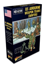 Warlord Games US Airborne (Winter) Weapons Teams 28mm Scale Resin Miniatures for Bolt Action Highly Detailed World War 2 Miniatures