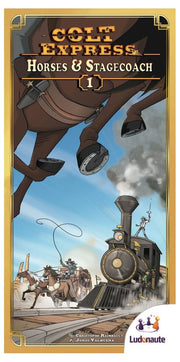 Colt Express: 10th Anniversary - Strategy Board Game, Wild West Train Robbery Adventure Game, 3D Train, Ages 10+, 2-3 Players, 40 Min