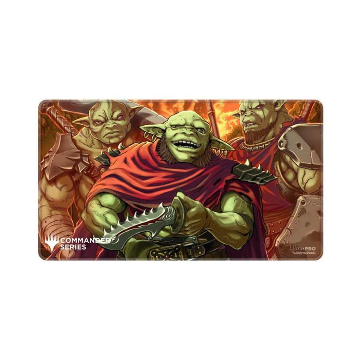 Commander Series #6 Krenko Stitched Playmat for Magic: The Gathering
