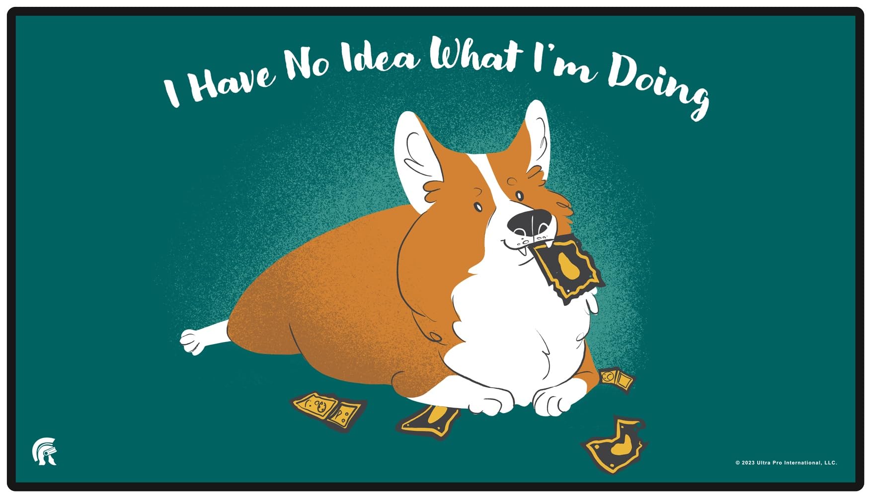Corgi I Have No Idea What I'm Doing Playmat, 13.75" x 24"