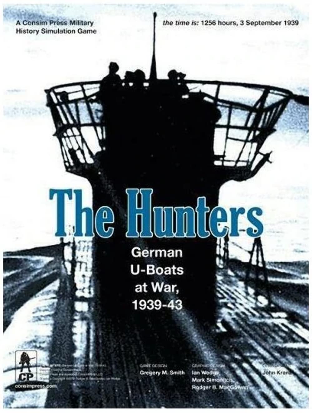 GMT Games Hunters - German U-Boats at War, 1939-43 (1st Printing)