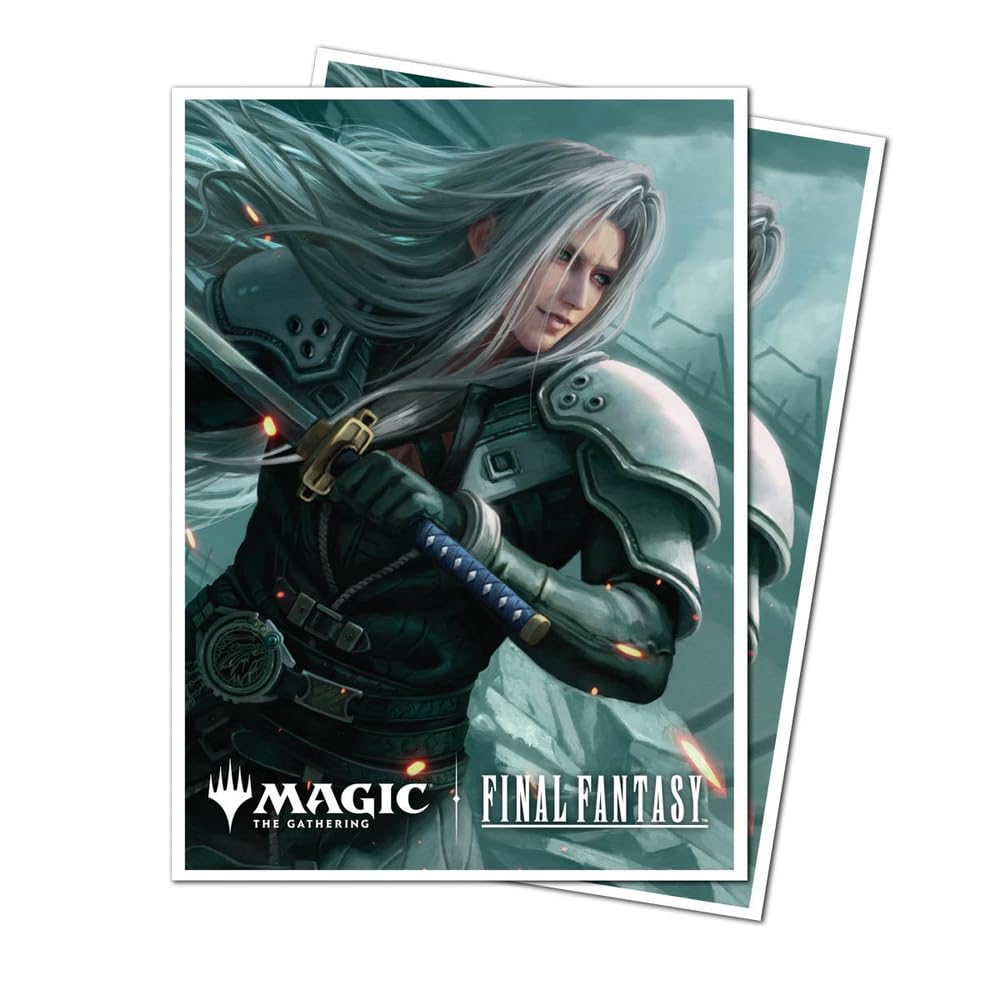 Ultra PRO - Final Fantasy x Universes Beyond Sephiroth (Wisnu Tan) 105ct APEX Deck Protector™ Sleeves for Magic: The Gathering | Trading Card Accessories, Collectible Card Game Gear