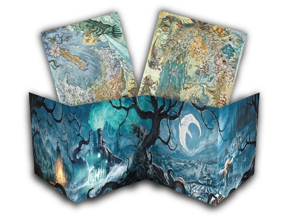 Crooked Moon Game Master Screen by Avantris | Ages 14+ | 4-6 Players