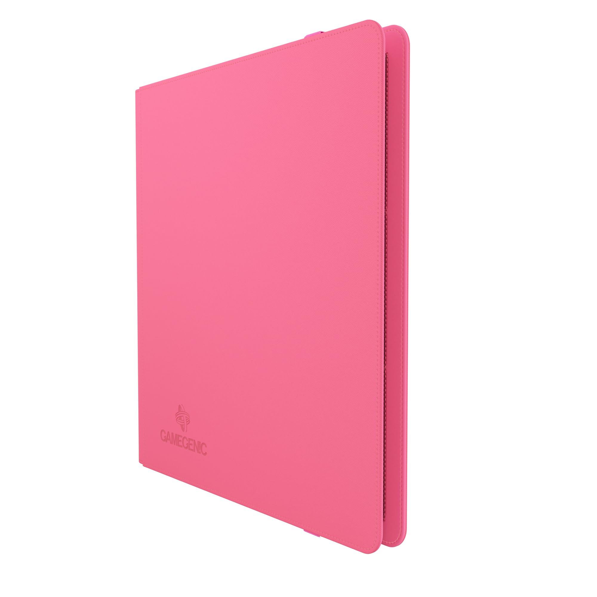 Gamegenic Prime Album 24-Pocket, Organize Standard and Japanese Size Collectible Cards, Premium Card Game Protector, Holds up to 480 Cards, Ideal for Playset Collections, Pink Color