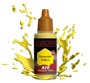 Warpaints: Acrylics: Air Daemonic Yellow – 1x 18ml Acrylic Paint by The Army Painter Hobby Paint – Dungeons and Dragons Miniatures, Warhammer 40K Miniatures, Models – TTRPG D&D DND