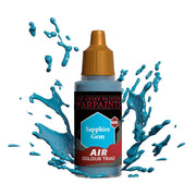 The Army Painter Warpaints Air Sapphire Gem - Water Based Airbrush paint – Acrylic Paint and Primer for Tabletop Roleplaying, Boardgames, and Wargames Miniature Model Painting