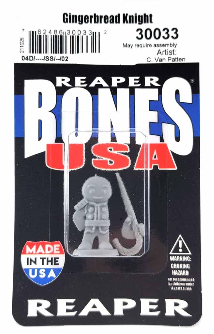 Mini - Reaper Bones USA 30033 Gingerbread Knight