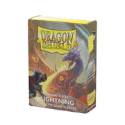 Dragon Shield - Matte Dual - Japanese Size Card Sleeves | 60 CT - Smooth & Tough Premium TCG Sleeves - Compatible with Yu-Gi-Oh, Naruto, Cardfight & Vanguard | Lightning