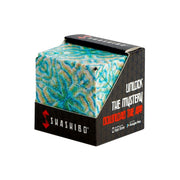 Shashibo Shape Shifting Box - STEM Fidget Toy with Ultra Strong Magnets - Sensory Puzzle Cube Transforms Into 100+ Shapes, Easter Basket Stuffers Gift for Kids, Teens, and Adults (Undersea)