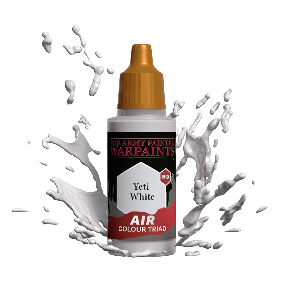 The Army Painter Warpaints Air Yeti White - Water Based Airbrush paint – acrylic paint and primer for Tabletop Roleplaying, Boardgames, and Wargames Miniature Model Painting