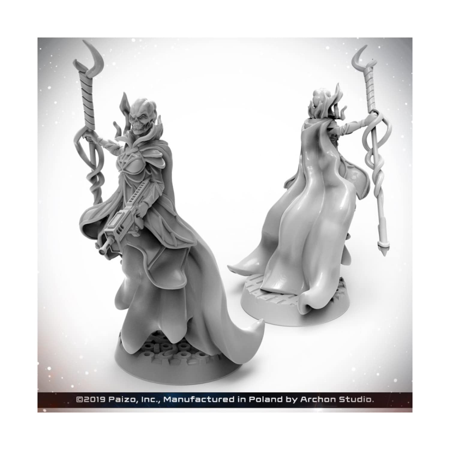 Starfinder: Unpainted Miniatures: Necrovite- 32mm Unpainted Plastic Miniatures by Archan Studio - for Kids and Adults Ages 14+