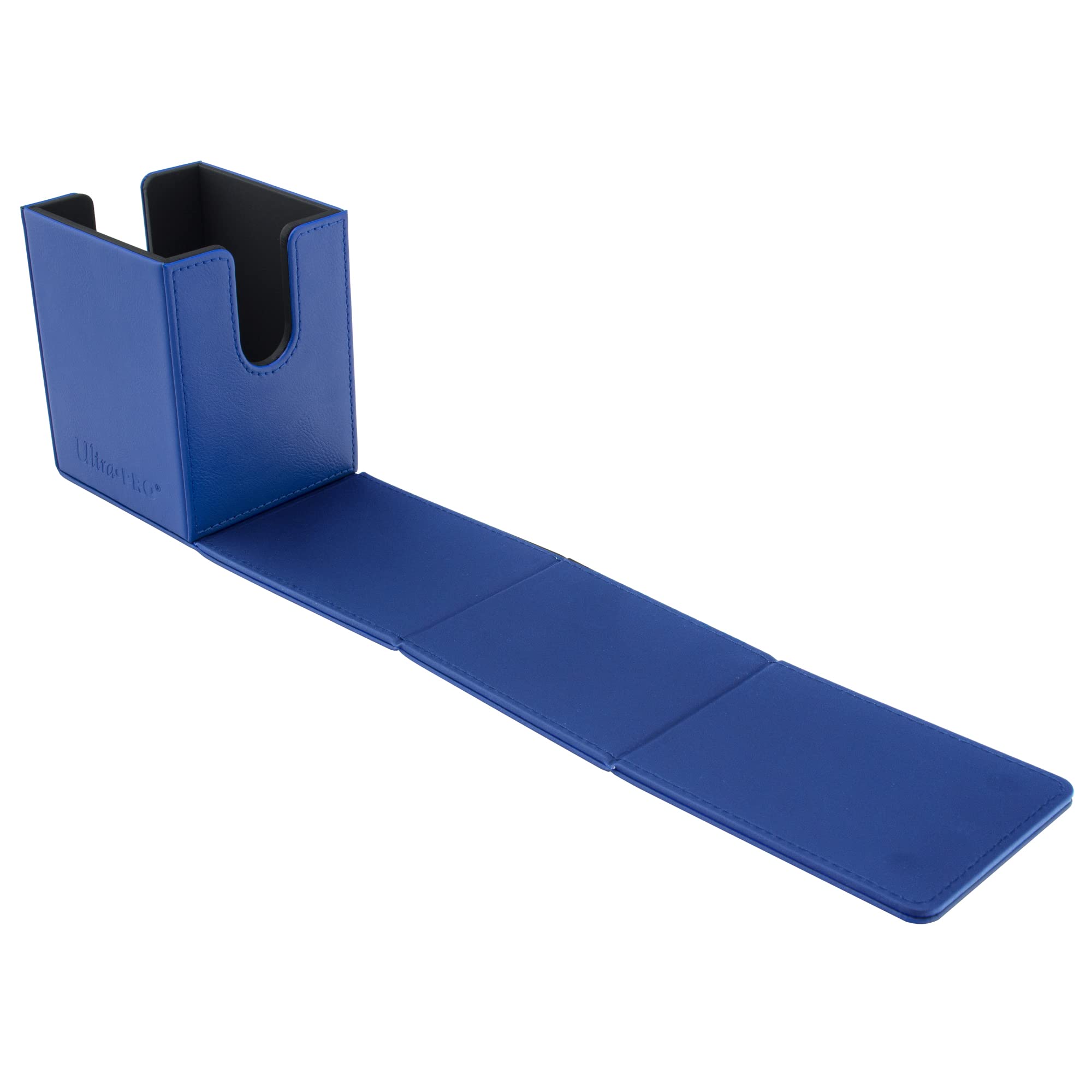 Ultra Pro - Vivid Alcove Flip Card Deck Box (Blue) - Stores & Protects Up To 100 Standard Size Collectible Baseball Gaming Sports or Any Standard Size Cards In Collections