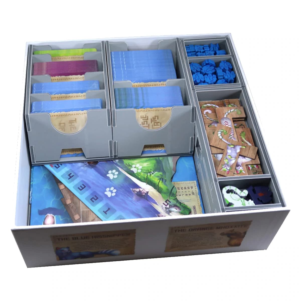 Box Insert: The Isle of Cats & Late Arrivals and Kickstarter Pack Expansions
