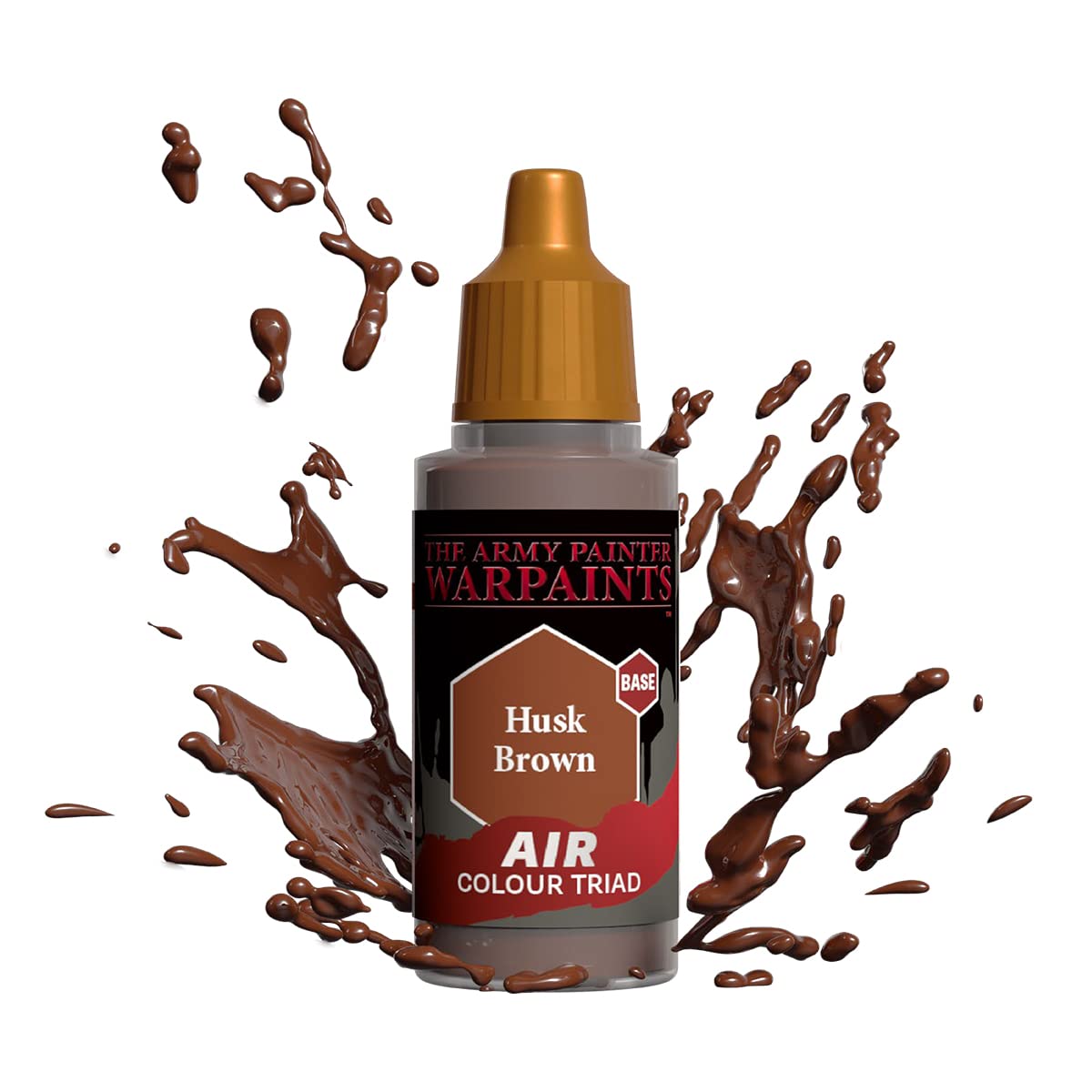 The Army Painter Warpaints Air Husk Brown - Water Based Airbrush paint – Acrylic Paint and Primer for Tabletop Roleplaying, Boardgames, and Wargames Miniature Model Painting