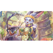 Ultra PRO - Magic The Gathering Bloomburrow Playmat Featuring Ms. Bumbleflower and Mr. Foxglove, Gaming Accessory, Compact Playmat, Portable Design, Perfect for Tabletop Gaming