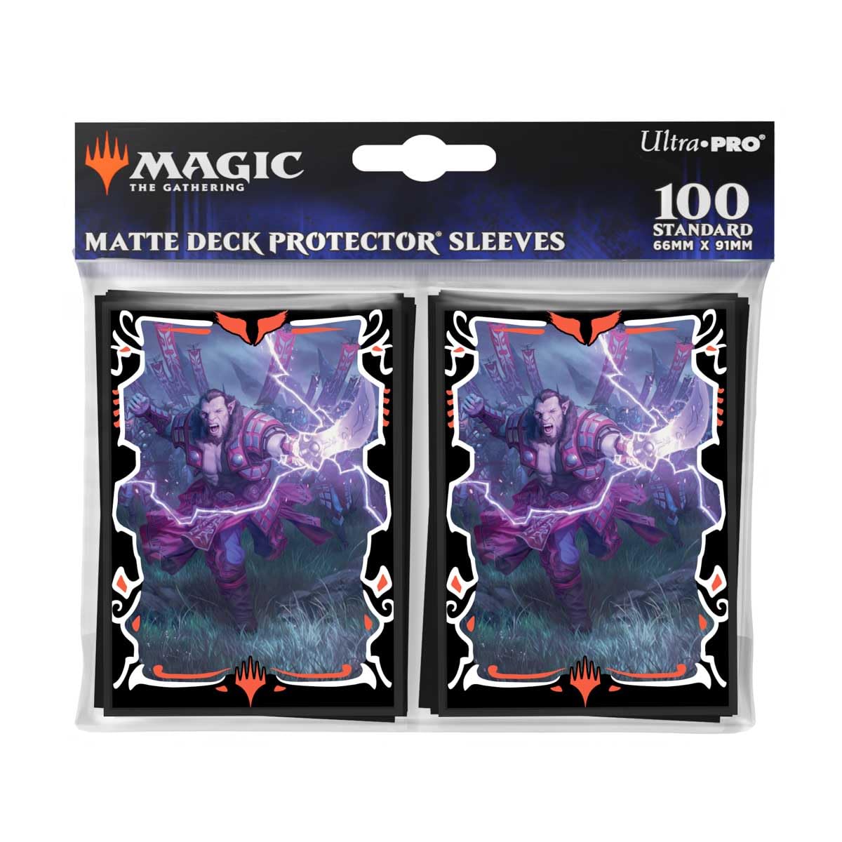 Ultra PRO - Tarkir Dragonstorm Zurgo Stormrender (Mardu Surge Commander Deck) 100ct Deck Protector Sleeves for Magic: The Gathering | Magic Gathering Accessories MTG Card Protection TCG Deck Sleeves