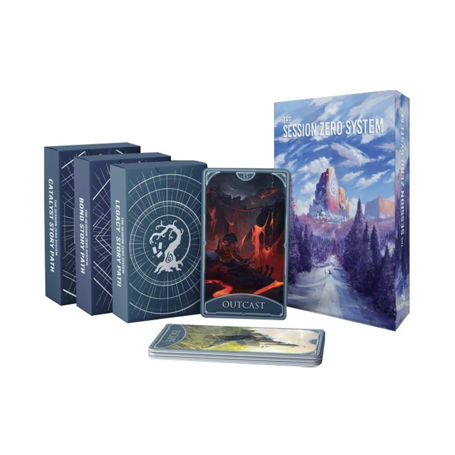 Mythic Grove Productions SZSN0001 Session Zero Fragment Deck Role Playing Games