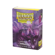 Dragon Shield - Matte Dual - Japanese Size Card Sleeves | 60 CT - Smooth & Tough - Compatible with TCGs; Yu-Gi-Oh, Naruto, Cardfight & Vanguard | Wraith