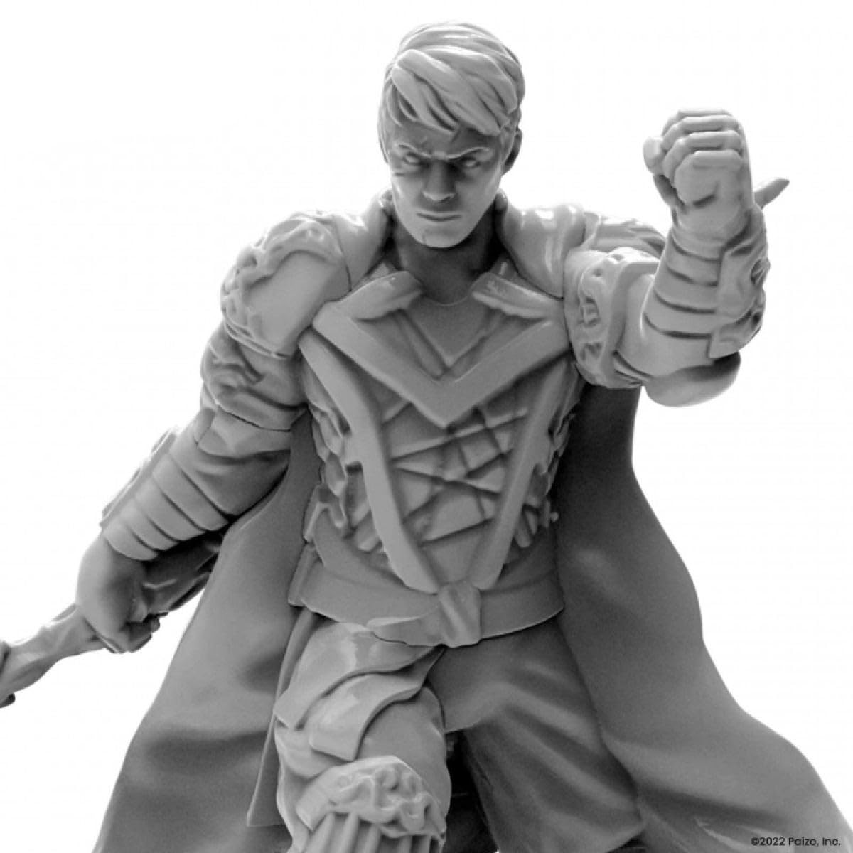 Archan StudioStarfinder: Unpainted Miniatures: Human Solarian- 32mm Unpainted Plastic Miniatures - for Kids and Adults Ages 14+, Grey
