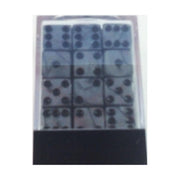 d6 Cube 12mm Olympic Silver with Black (36)