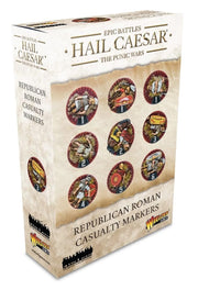 Warlord Hail Caesar Republican Roman Casualty Markers - Miniature Counters for use with Hail Caesar Game, Accessories for Roman Battle Games - 1:56 Scale Table Top Wargaming