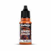 Vallejo - Xpress Color | Nuclear Yellow 18 ml. (0.6 fl.oz.) | Speedy Application and Drying | Vibrant and Saturated Tones | Allows Colors to Flow Easily over the Miniature Surface