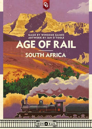 Capstone Games Age of Rail: South Africa, Strategy Board Game of Building Railroads, 60 Minute Play Time, 3 to 6 Players, Ages 14 and Up