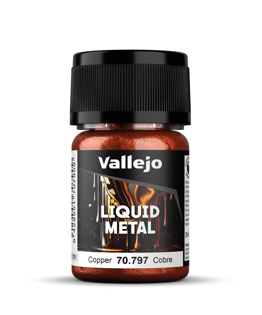 Vallejo - Liquid Metal | Copper 35 ml. (1.18 fl.oz.)