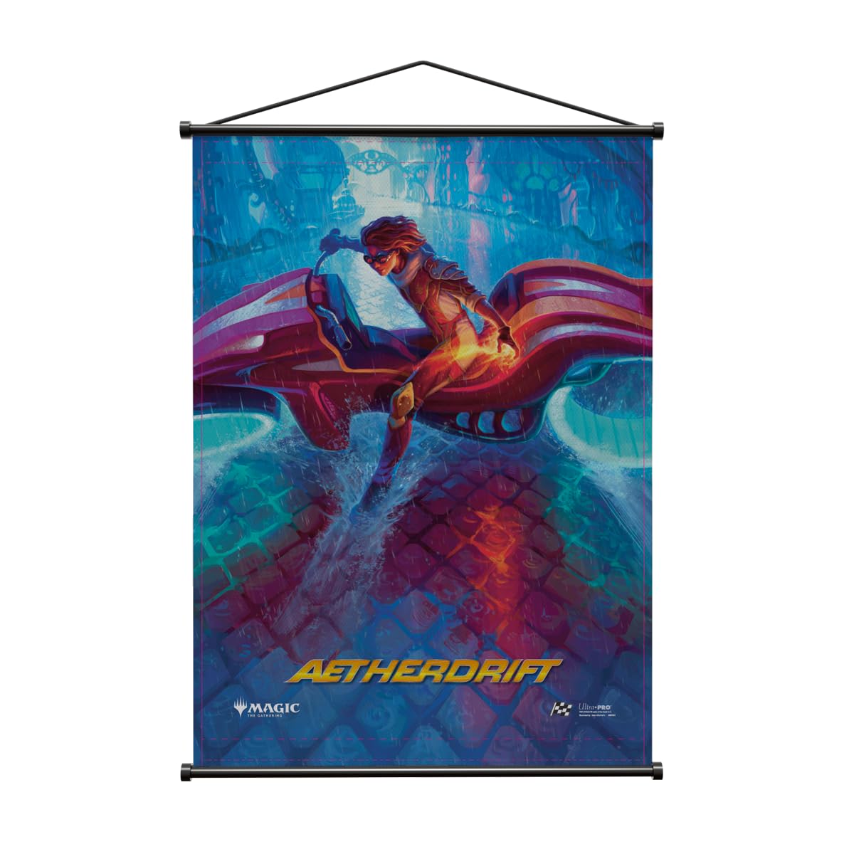 Ultra Pro - Aetherdrift Chandra Wall Scroll for Magic: The Gathering, Home Decor, Office Decor, Gaming Accessories, Collectibles, Gifts for Gamers, Fantasy Art, TCG Merchandise, MTG Art, Wall Hanging