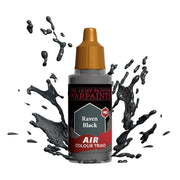 The Army Painter Warpaints Air Raven Black - Water Based Airbrush paint – Acrylic Paint and Primer for Tabletop Roleplaying, Boardgames, and Wargames Miniature Model Painting