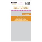 Premium French Tarot Card Sleeves - 61 x 112 MM, 110 Sleeves Per Pack