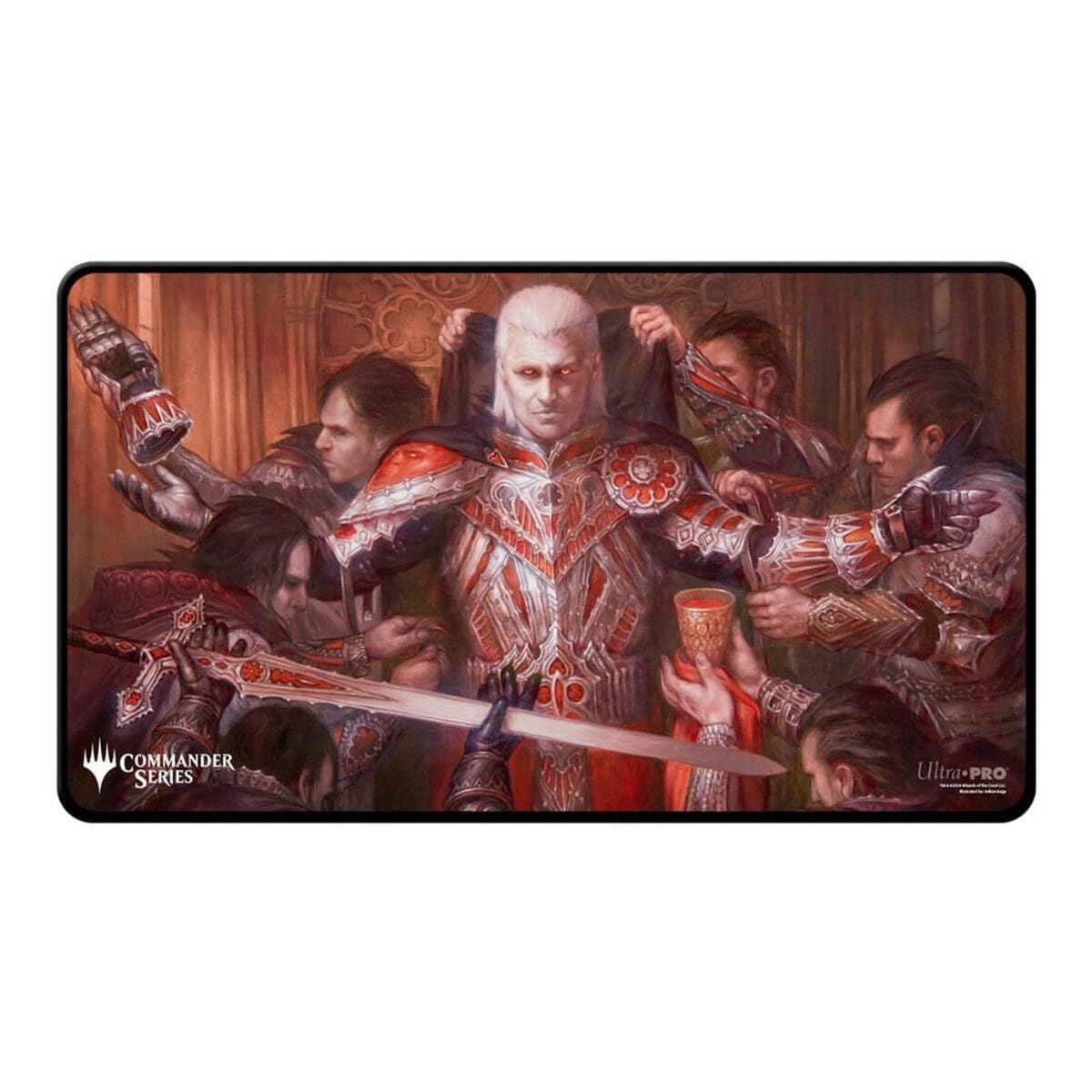 Commander Series 3 Enemy Black Stitched Playmat Edgar - Fan Vote for Magic: The Gathering
