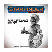 Starfinder: Unpainted Miniatures: Halfling Pilot- 32mm Unpainted Plastic Miniatures by Archan Studio - for Kids and Adults Ages 14+
