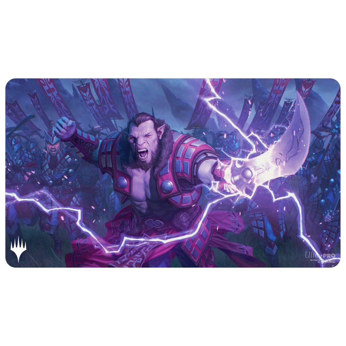 Ultra PRO - Tarkir Dragonstorm Zurgo Stormrender (Mardu Surge Commander Deck) Playmat for Magic: The Gathering | Gaming Table Mat, Card Game Accessory, TCG Playmat, Tabletop Gaming Mat