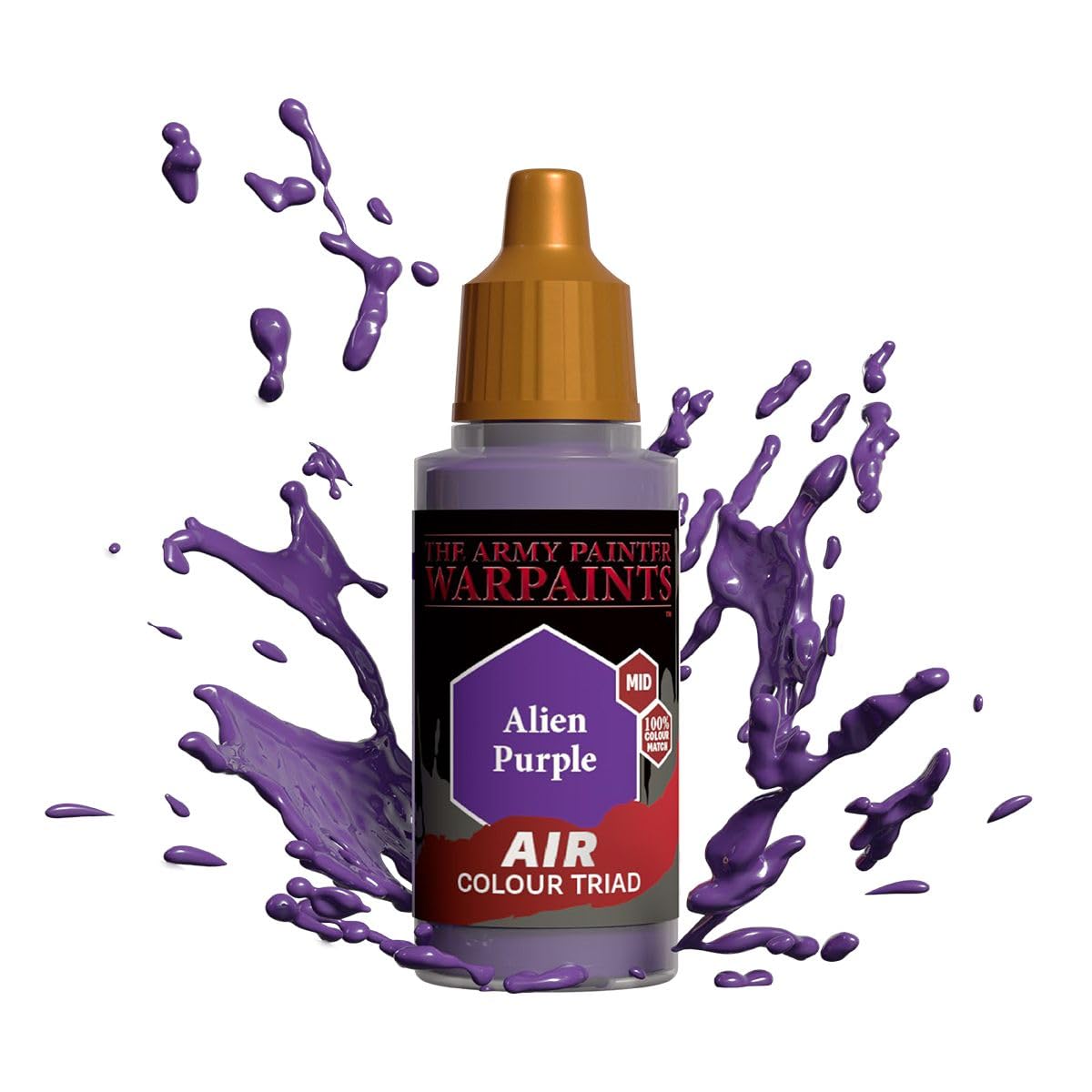 Warpaints: Acrylics: Air Alien Purple – 1x 18ml Acrylic Paint by The Army Painter Hobby Paint – Dungeons and Dragons Miniatures, Warhammer 40K Miniatures, Models – TTRPG D&D DND