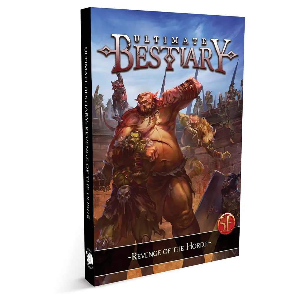 Dungeons and Dragons 5th Edition – Ultimate Bestiary: Revenge of The Hordes by Nord Games – D&D Books – Games for Adults and Kids – Tabletop RPG DND - Compatible with D&D 5e