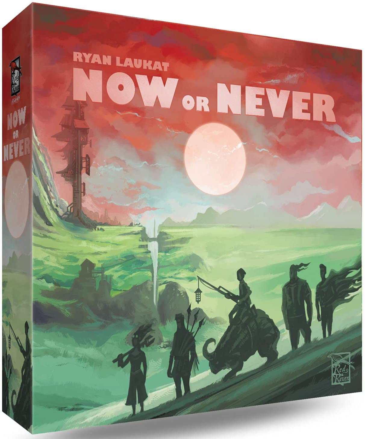 Red Raven Games Now or Never Board Game , Green