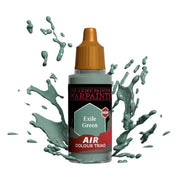 The Army Painter Warpaints Air - Water Based Airbrush paint – acrylic paint and primer for Tabletop Roleplaying, Boardgames, and Wargames Miniature Model Painting (Exile Green)